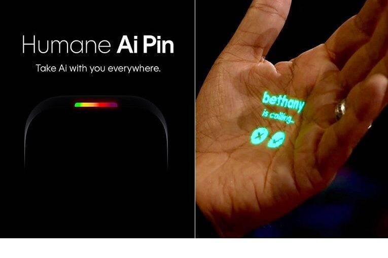 humane AI PIN - tecnologia